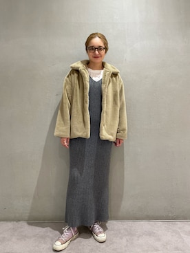 「SHENERY」｜「アイテム（その他アウター）」を使った、kawashima_164cmさん（レディース・164cm）の秋コーディネート