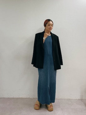 「SHENERY（シーナリー）のアイテム（テーラードジャケット）」を使った、kawashima_164cmさん（レディース・164cm）の夏コーディネート