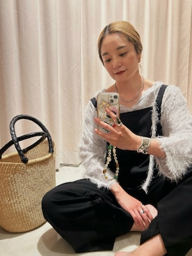 「SHENERY」｜「アイテム（オールインワン・サロペット）」を使った、kawashima_164cmさん（レディース・164cm）の春コーディネート