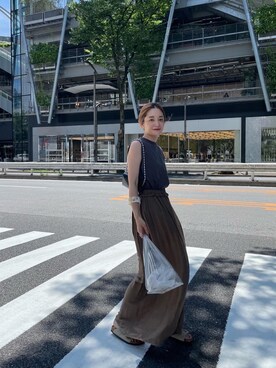 kawashima_164cmさん（レディース・164cm）の夏コーディネート