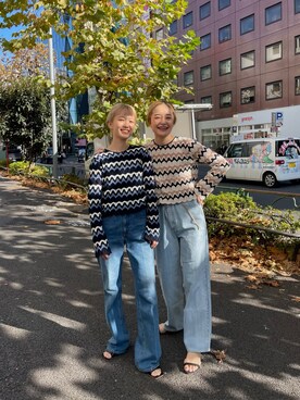 「コットンレース」｜kawashima_164cmさん（レディース・164cm）の冬コーディネート