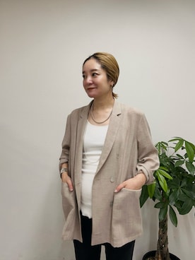 「SHENERY」｜「アイテム（ジャケット/アウター）」を使った、kawashima_164cmさん（レディース・164cm）の冬コーディネート