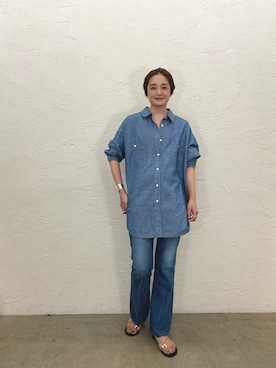 kawashima_164cmさん（レディース・164cm）の夏コーディネート