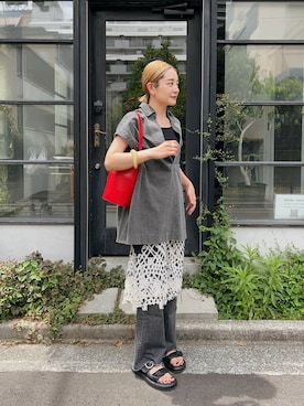 kawashima_164cmさん（レディース・164cm）の春コーディネート