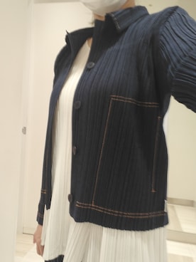 「PLEATS PLEASE（プリーツプリーズ）のアイテム（ジャケット/アウター）」を使った、ritz58さん（レディース・154cm）の夏コーディネート