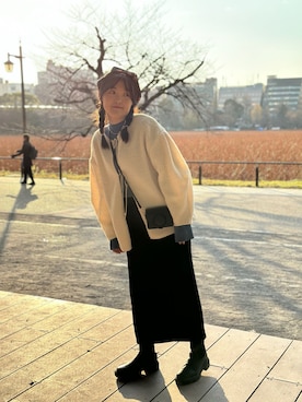 「Kastane」｜「アイテム（その他トップス）」を使った、一圈🎀さん（レディース・160cm）の冬コーディネート