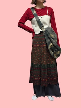 「アイテム（アンサンブル）」を使った、milkoさん（レディース・163cm）の秋コーディネート