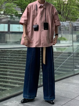 「乱痴気（ランチキ）のアイテム（パンツ）」を使った、y___skml7さん（メンズ・176cm）の秋コーディネート