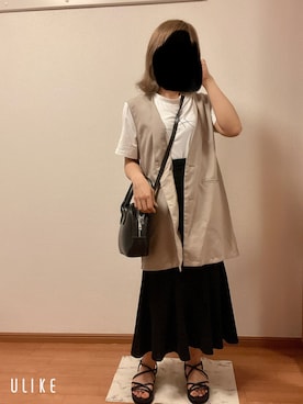 「SHIEN」｜「アイテム（Tシャツ/カットソー）」を使った、khao153さん（レディース・153cm）の夏コーディネート