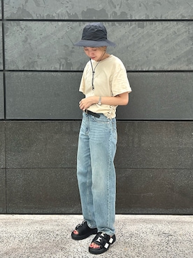 「FUMIKA_UCHIDA（フミカウチダ）のアイテム」を使った、aymqooさん（レディース・169cm）の夏コーディネート