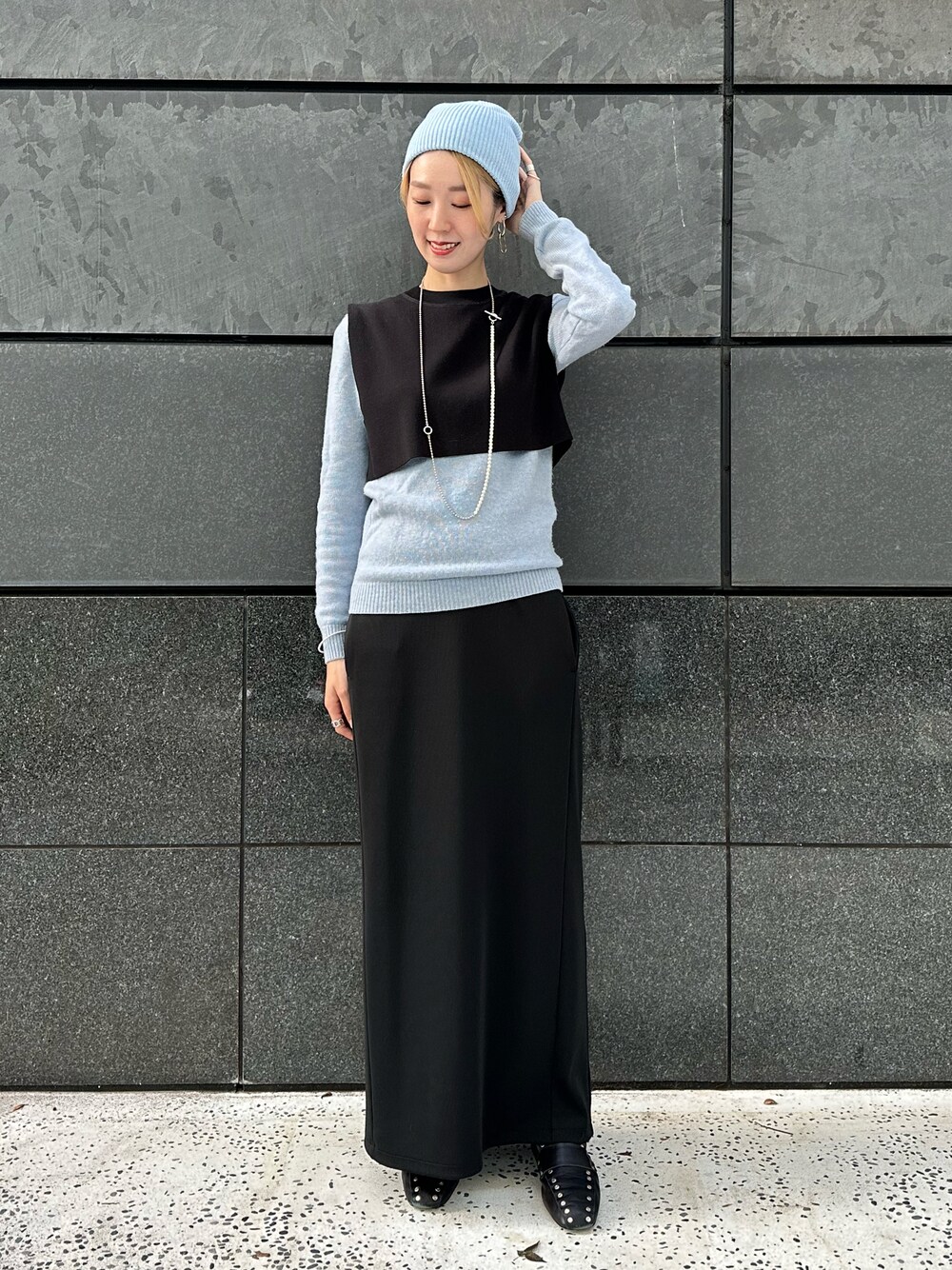 HYKEのベストを使った人気ファッションコーディネート（ユーザー