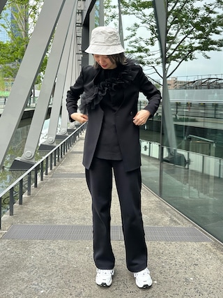 MSGM 花柄 総柄プリント ダブルライダースジャケット モード