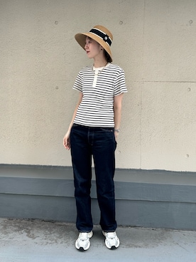 「Chapeau d' O（シャポードオー）のアイテム」を使った、aymqooさん（レディース・169cm）の夏コーディネート