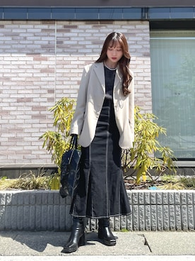 yamamyさん(レディース・158cm)の春コーディネート