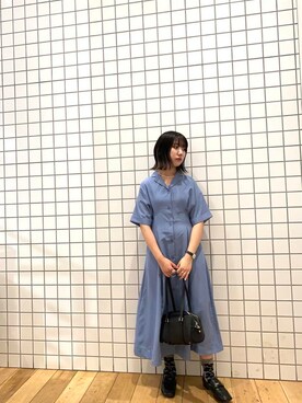 「SENSE OF PLACE by URBAN RESEARCH（センスオブプレイスバイアーバンリサーチ）のコインローファー（ローファー）」を使った、るーさん（レディース・160cm）の春コーディネート