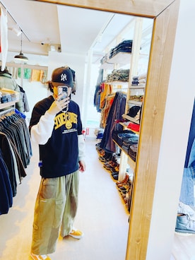 「SEQUENZ（シークエンズ）のアイテム」を使った、三野宮 広展さん（メンズ・176cm）の冬コーディネート