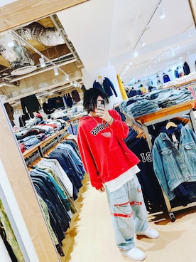 「MARITHE + FRANCOIS GIRBAUD（マリテフランソワジルボー）のアイテム（パンツ）」を使った、三野宮 広展さん（メンズ・176cm）の冬コーディネート