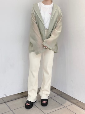 CHIE KURAKAMIさん（レディース・148cm）の夏コーディネート