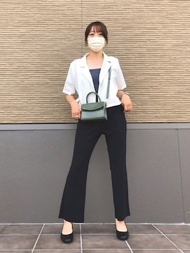 「SONA（ソナ）のアイテム（ジャケット/アウター）」を使った、Miiiiさん（レディース・158cm）の夏コーディネート