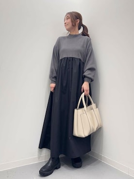 maikoさん（レディース・154cm）の冬コーディネート