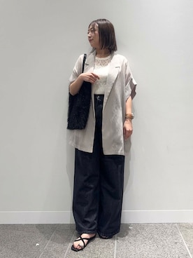 「154cm」｜maikoさん（レディース・154cm）の夏コーディネート