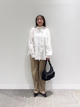 「RODE SKO（ロデスコ）のアイテム」を使った、maikoさん（レディース・154cm）の秋コーディネート