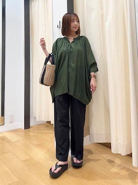 「154cm」｜maikoさん（レディース・154cm）の夏コーディネート