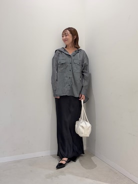 「SENSE OF PLACE by URBAN RESEARCH（センスオブプレイスバイアーバンリサーチ）のアイテム（トートバッグ）」を使った、maikoさん（レディース・154cm）の秋コーディネート