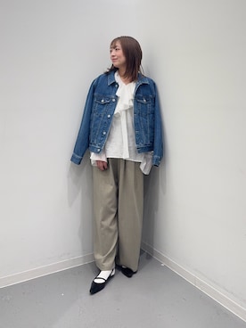 「URBAN RESEARCH Sonny Label（アーバンリサーチサニーレーベル）のアイテム（ジャケット/アウター）」を使った、maikoさん（レディース・154cm）の春コーディネート