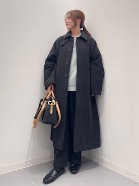 「URBAN RESEARCH DOORS（アーバンリサーチドアーズ）のラグランフレアプルオーバー（Tシャツ/カットソー）」を使った、maikoさん（レディース・154cm）の冬コーディネート