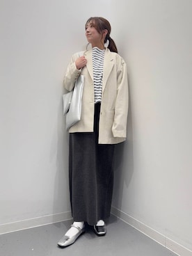 「154cm」｜maikoさん（レディース・154cm）の春コーディネート