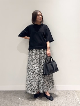 「RODE SKO（ロデスコ）のアイテム」を使った、maikoさん（レディース・154cm）の夏コーディネート