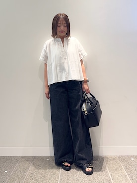 「Lee（リー）のアイテム」を使った、maikoさん（レディース・154cm）の夏コーディネート