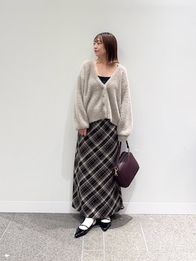 「URBAN RESEARCH DOORS（アーバンリサーチドアーズ）の2WAYスクエアショルダーバッグ（ショルダーバッグ）」を使った、maikoさん（レディース・154cm）の秋コーディネート