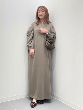 「アイテム（サロペット/オーバーオール、ブルー系）」を使った、maikoさん（レディース・154cm）の夏コーディネート