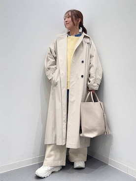 「154cm」｜「アイテム（その他アウター）」を使った、maikoさん（レディース・154cm）の冬コーディネート