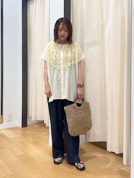 「URBAN RESEARCH Sonny Label（アーバンリサーチサニーレーベル）のアイテム」を使った、maikoさん（レディース・154cm）の夏コーディネート