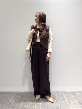「KBF（ケイビーエフ）のアイテム」を使った、maikoさん（レディース・154cm）の夏コーディネート