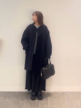 「FORK&SPOON（フォークアンドスプーン）のアイテム」を使った、maikoさん（レディース・154cm）の冬コーディネート