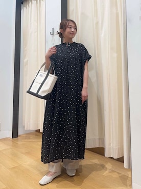 「ストレート×イエベ春」｜「アイテム（ワンピース/ドレス）」を使った、maikoさん（レディース・154cm）の夏コーディネート