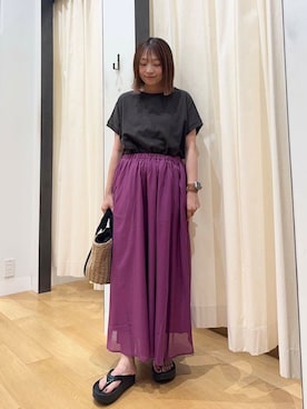「154cm」｜maikoさん（レディース・154cm）の夏コーディネート