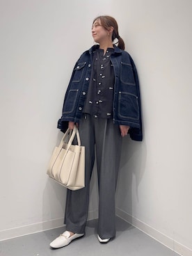 「URBAN RESEARCH Sonny Label（アーバンリサーチサニーレーベル）のアイテム（デニムジャケット）」を使った、maikoさん（レディース・154cm）の春コーディネート