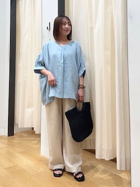 「154cm」｜maikoさん（レディース・154cm）の夏コーディネート