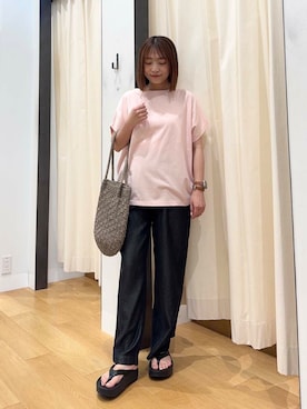 「ストレート×イエベ春」｜maikoさん（レディース・154cm）の夏コーディネート
