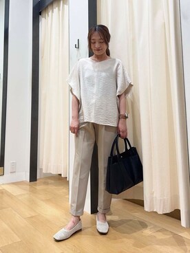 「154cm」｜maikoさん（レディース・154cm）の春コーディネート