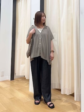 「URBAN RESEARCH Sonny Label（アーバンリサーチサニーレーベル）のアイテム」を使った、maikoさん（レディース・154cm）の夏コーディネート