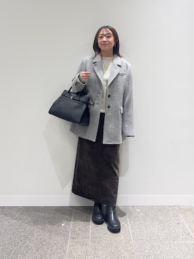 「冬の注目アウター」｜maikoさん（レディース・154cm）の秋コーディネート