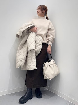 maikoさん（レディース・154cm）の冬コーディネート