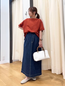 「154cm」｜maikoさん（レディース・154cm）の春コーディネート
