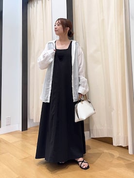 「ストレート×イエベ春」｜「アイテム（ワンピース/ドレス）」を使った、maikoさん（レディース・154cm）の夏コーディネート